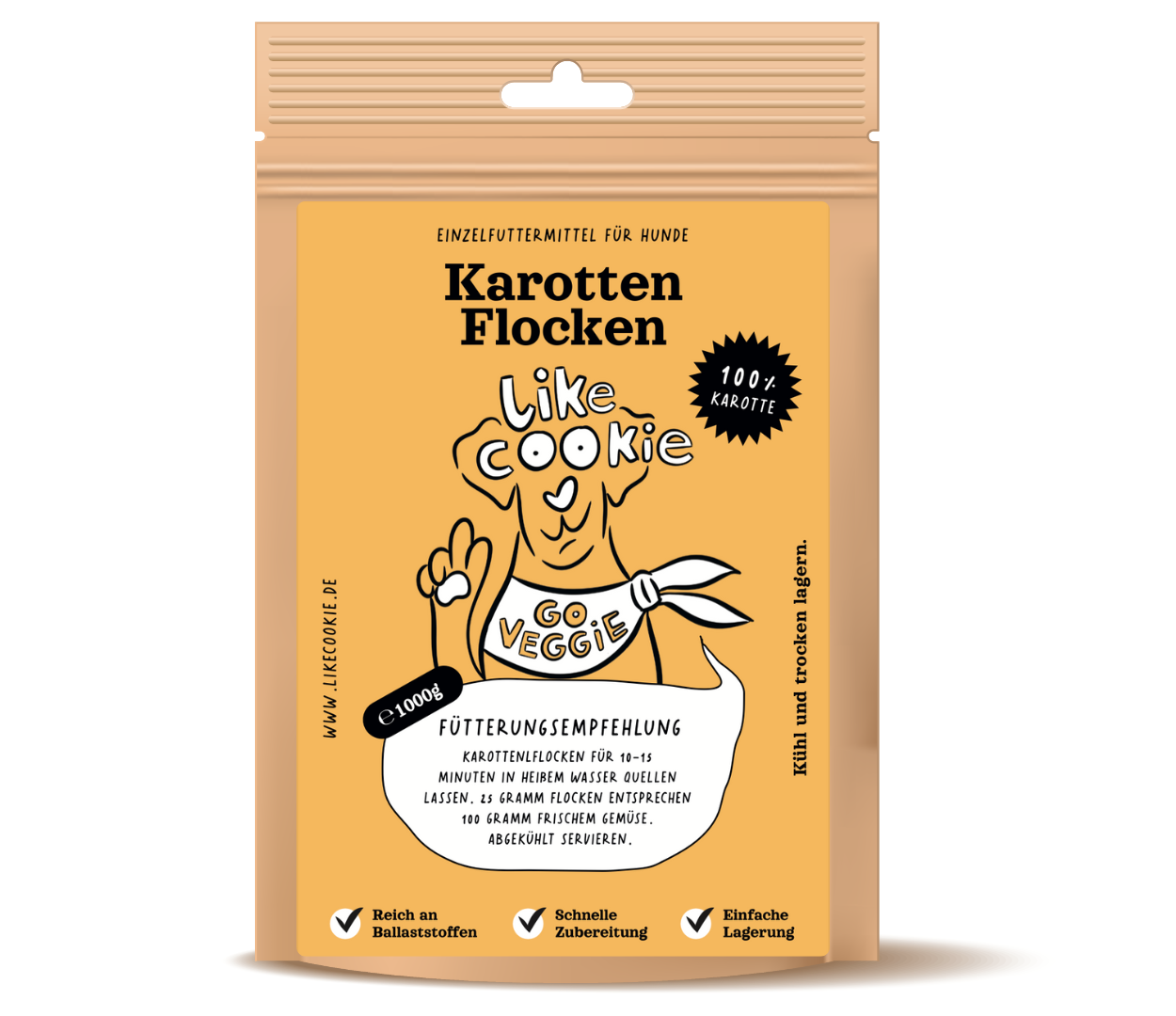 Karottenflocken