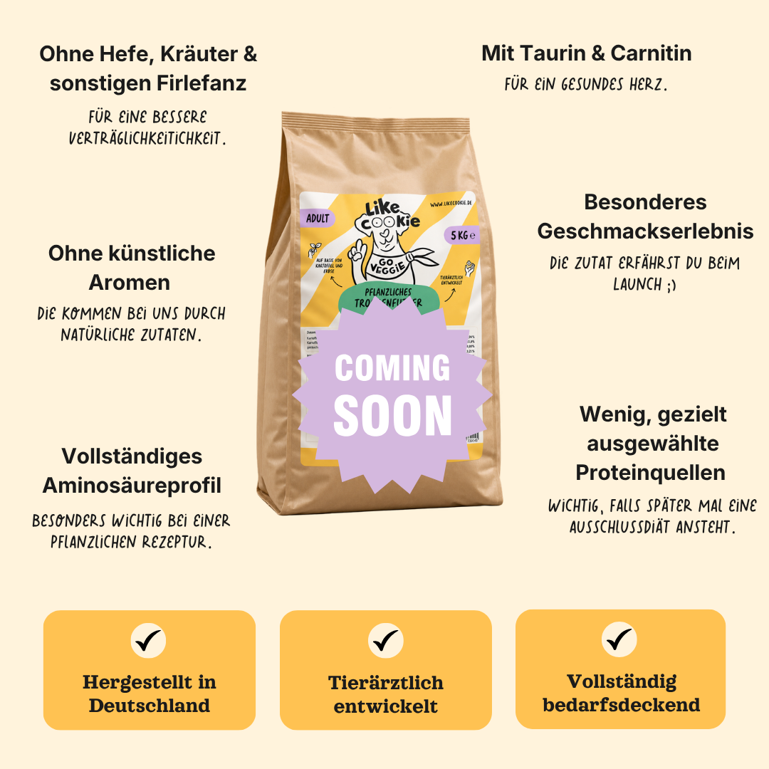 Unser Trockenfutter kommt bald!