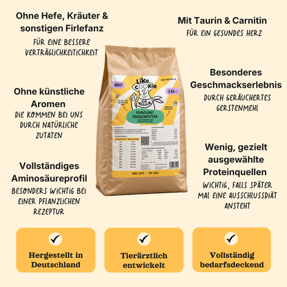 Trockenfutter Erbse / Kartoffel mit natürlicher Rauchnote